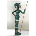 Athena with Spear Statue by Bronze Pavlakis