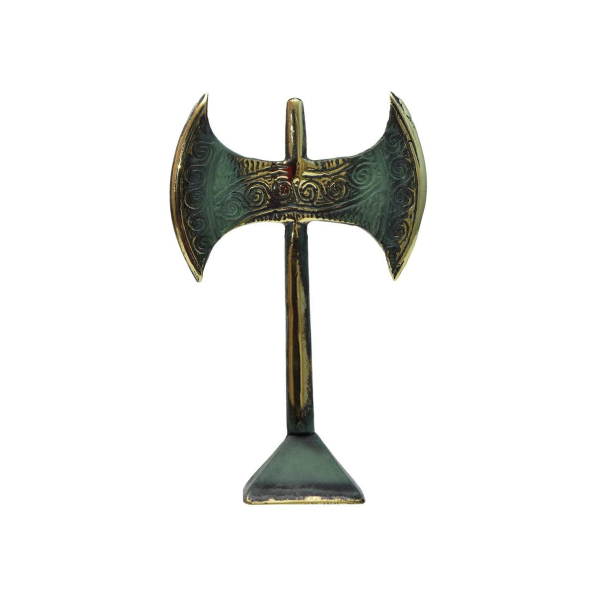 Decorative Axe Sculpture by Bronze Pavlakis
