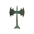Decorative Double Axe Sculpture by Bronze Pavlakis