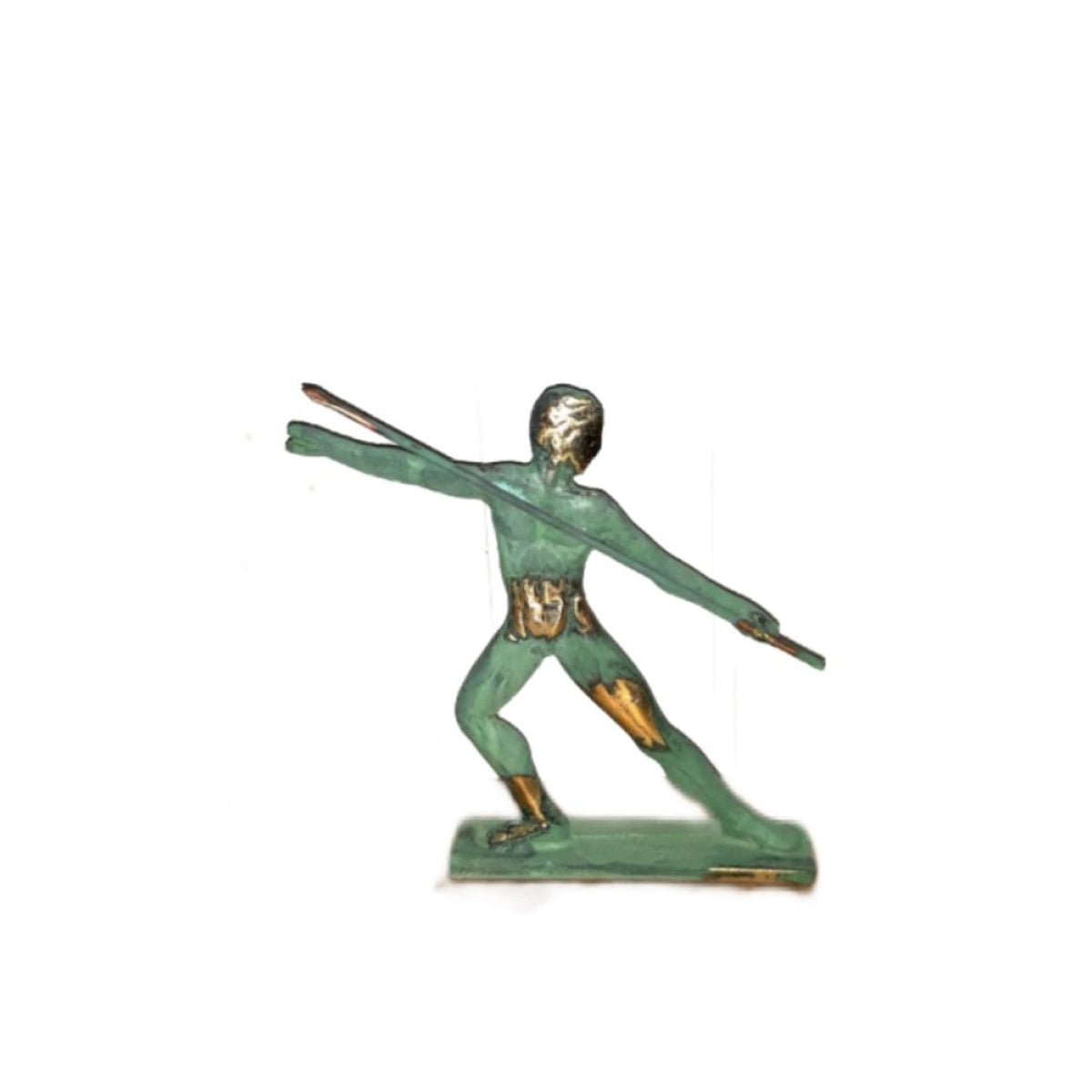 Decorative Javelin Sculpture by Bronze Pavlakis