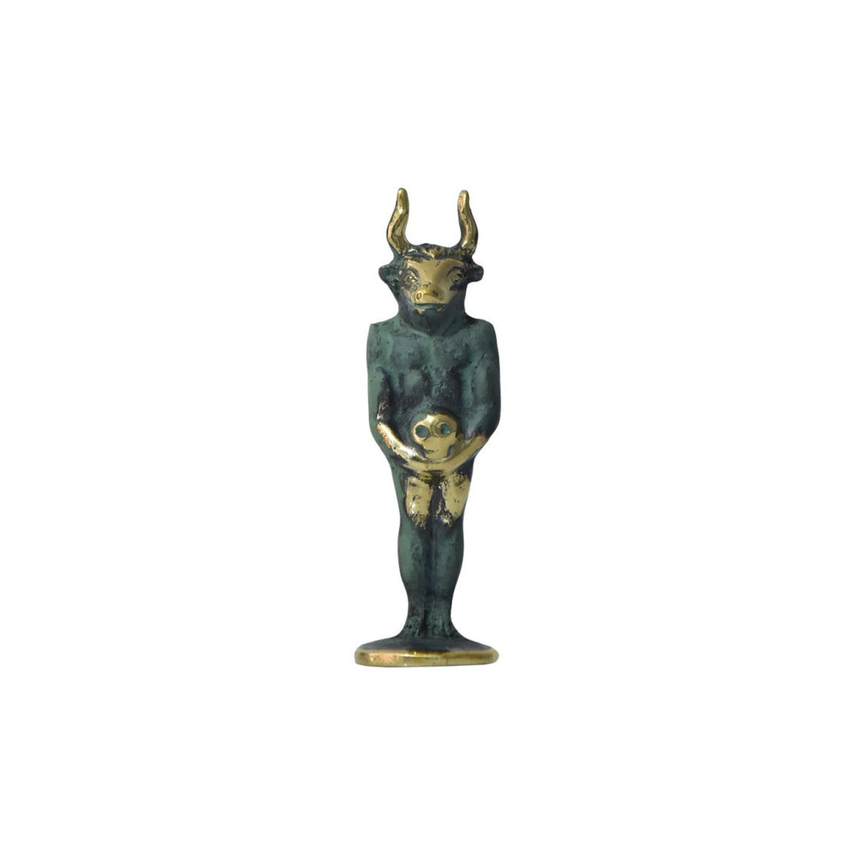 Minotaur Statue B by Bronze Pavlakis