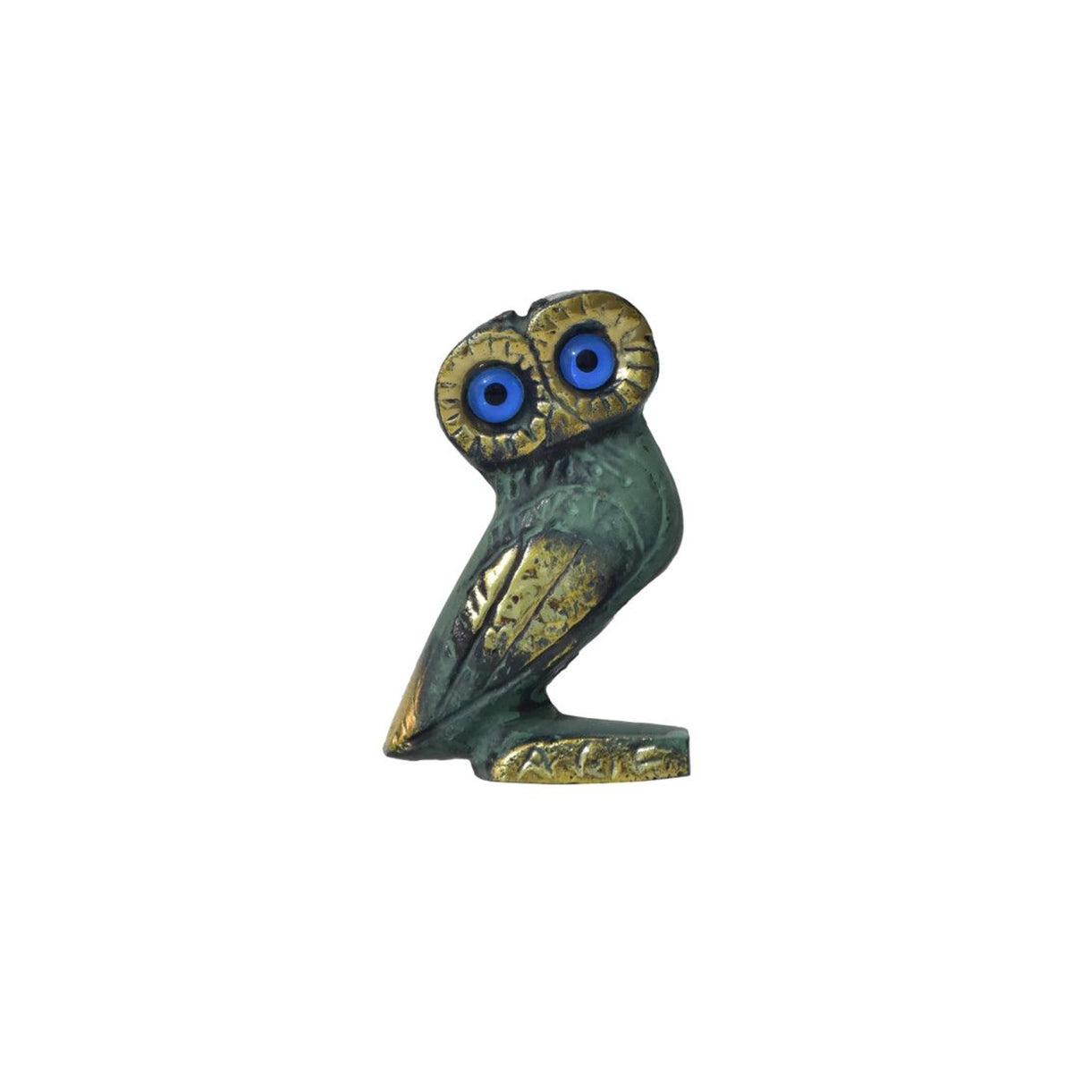 Owl Statue A by Bronze Pavlakis