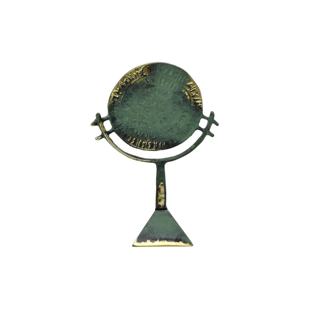 Phaistos Disc A by Bronze Pavlakis