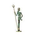 Poseidon Statue by Bronze Pavlakis