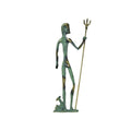 Poseidon with Fish and Trident Statue B by Bronze Pavlakis