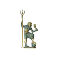 Poseidon with Spear Statue B by Bronze Pavlakis