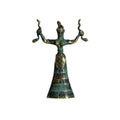 Snake Goddess Statue by Bronze Pavlakis