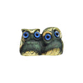 Solid Owl Pair Statue by Bronze Pavlakis