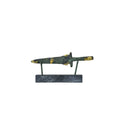 Sword on Marble Base C (or Without Base) by Bronze Pavlakis