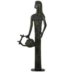 Apollo with Lyre – Bronze Sculpture – 40 cm – Dark Green