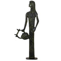 Apollo with Lyre – Bronze Sculpture – 25 cm – Dark Green