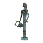 Apollo with Lyre – Bronze Sculpture – 25 cm – Blue & Gold