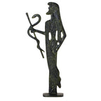 Asclepius, God of Medicine – Sculpture – 15 cm – Dark Green