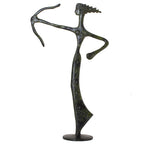 Artemis with Bow – Sculpture – 38 cm – Dark Green