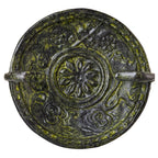 Sacrificial Tripod with Snake-Shaped Handles – 16 cm – Dark Green