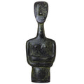 Female Cycladic Bust with Folded Arms – 14 cm – Dark Green