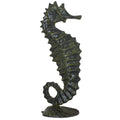 Mythological Hippocampus – Bronze Sculpture – 7 cm – Dark Green
