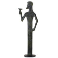 Dionysus with Wine Cup – Sculpture – 25 cm – Dark Green