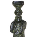 Caryatid of the Erechtheion – Bronze Sculpture – 11 cm – Dark Green