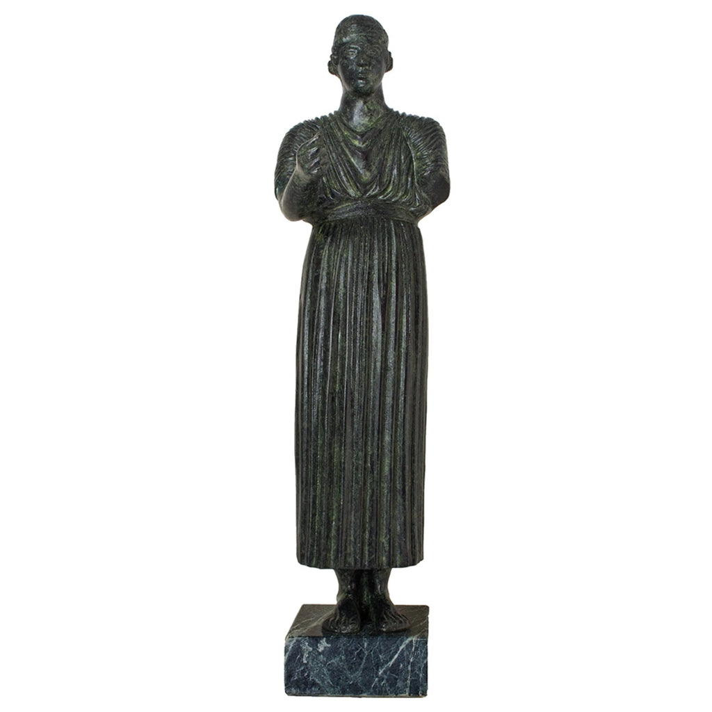 Charioteer of Delphi – Bronze Replica – 14 cm – Dark Green