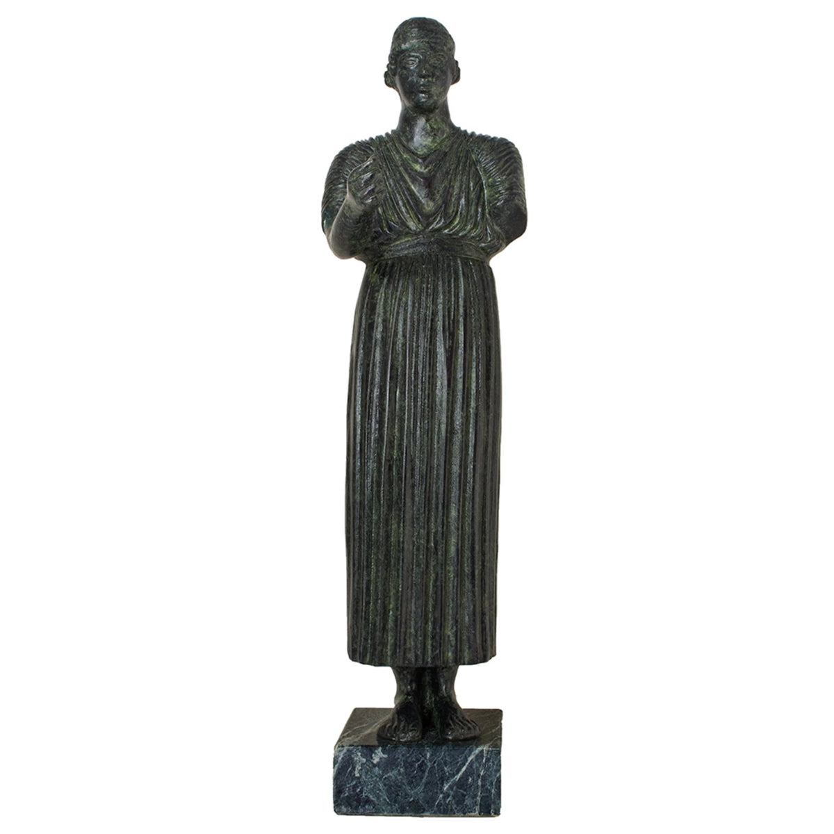 Charioteer of Delphi – Bronze Replica – 35 cm – Dark Green