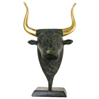 Minoan Bull's Head from Knossos – Replica – 21 cm – Dark Green