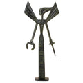 Nike, Goddess of Victory – Sculpture – 25 cm – Dark Green