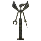 Nike, Goddess of Victory – Sculpture – 25 cm – Dark Green