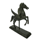 Pegasus, the Winged Horse – Solid Sculpture – 14 cm – Dark Green