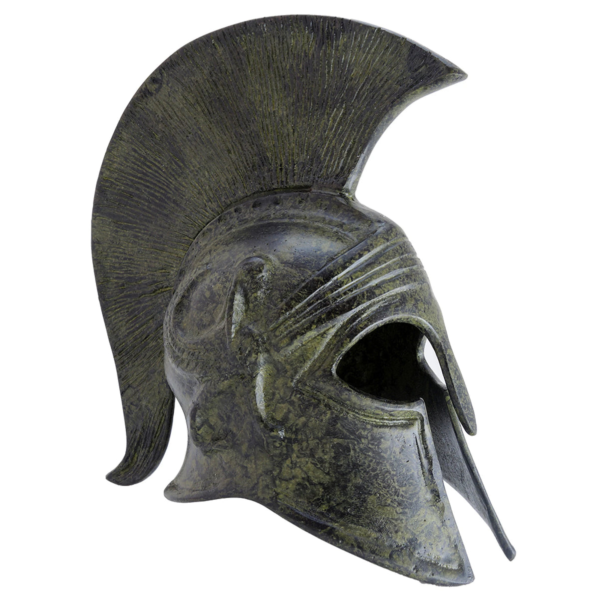 Corinthian Helmet with Sphinx – 18 cm – Dark Green