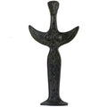 Mycenaean Phi-Type Female Figurine – 14 cm – Dark Green