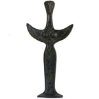 Mycenaean Phi-Type Female Figurine – 14 cm – Dark Green