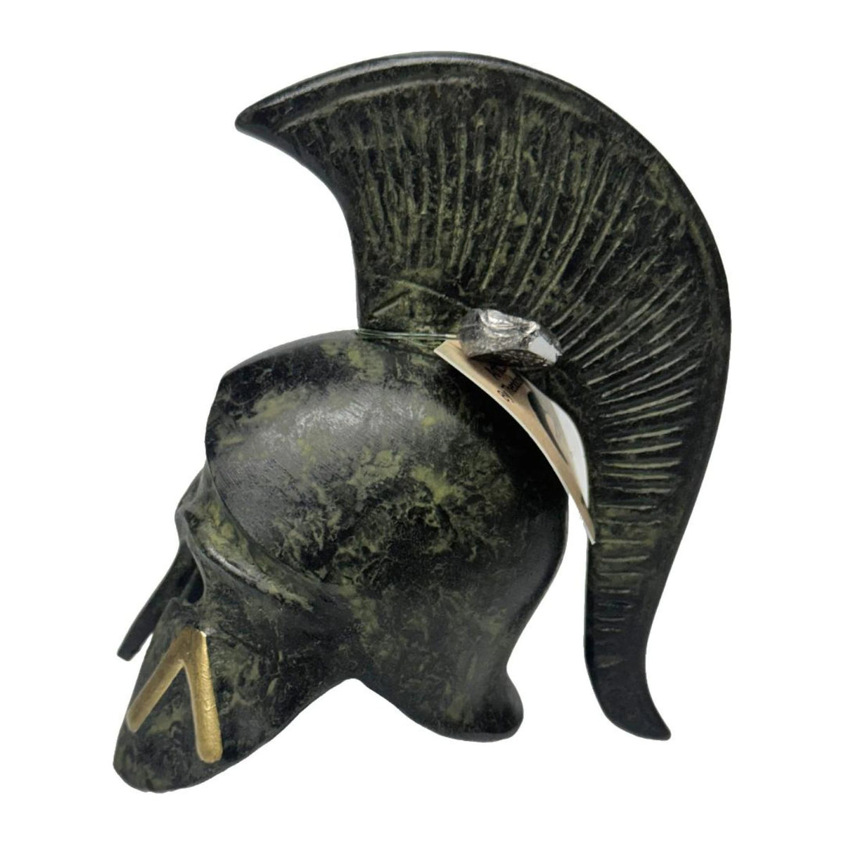Spartan Helmet with Lambda – 11 cm – Dark Green