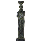 Caryatid of the Erechtheion – Bronze Sculpture – 20 cm – Dark Green