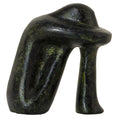 Miniature Cycladic Thinker Figurine – 6 cm – Dark Green