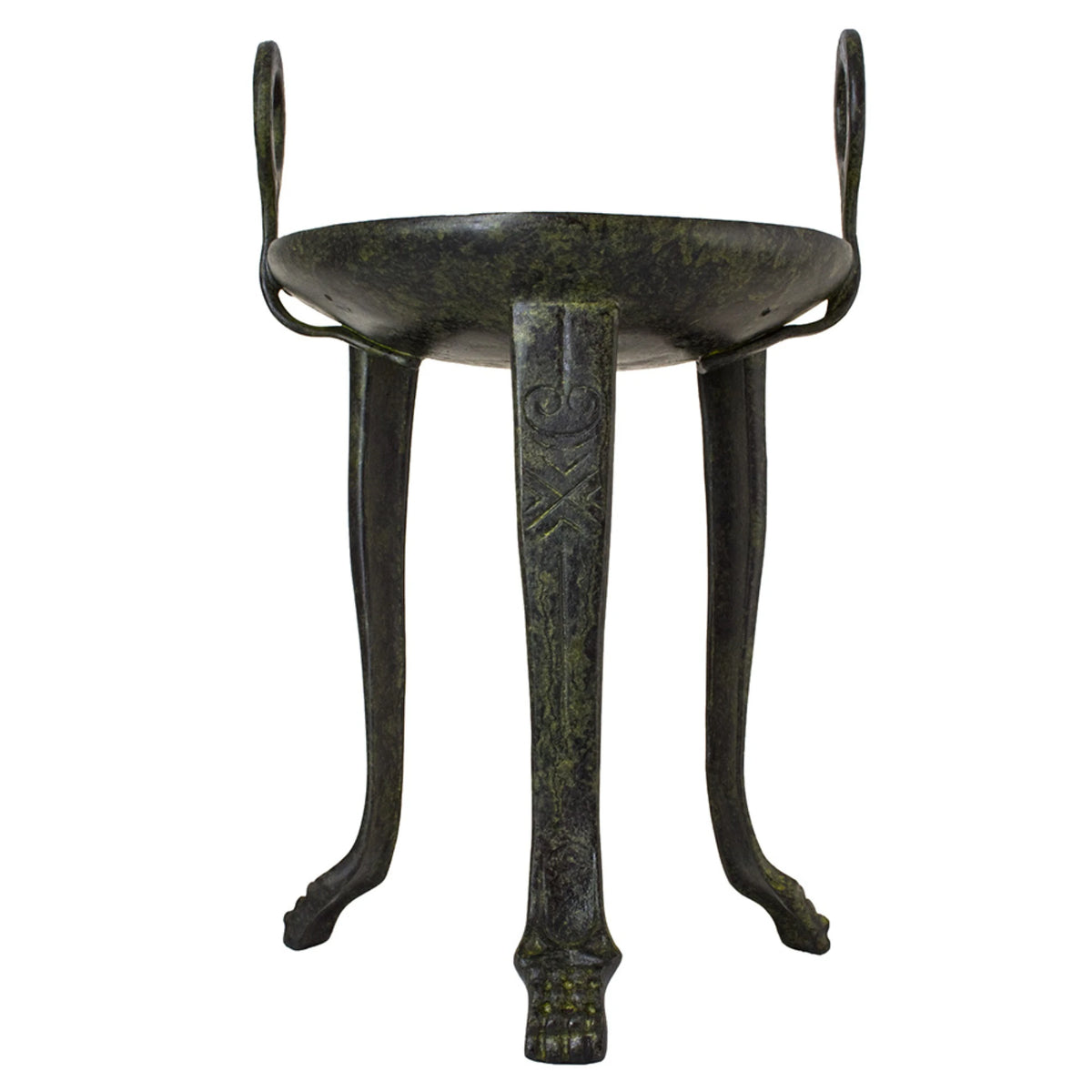 Sacrificial Tripod with Round Handles – 28 cm – Dark Green