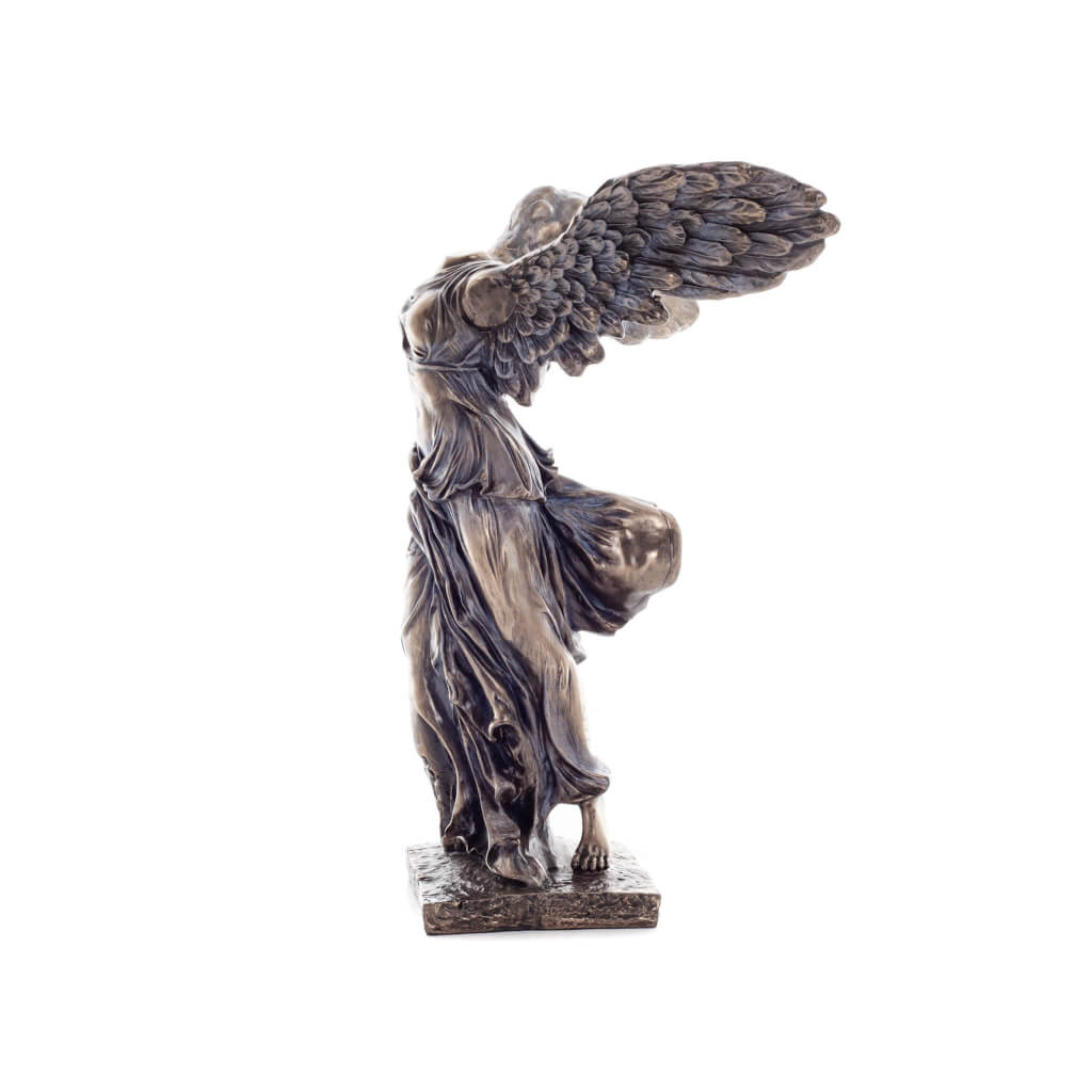 Winged Victory of Samothrace – Bronze-Finish Statue – 27.5 cm – view 2