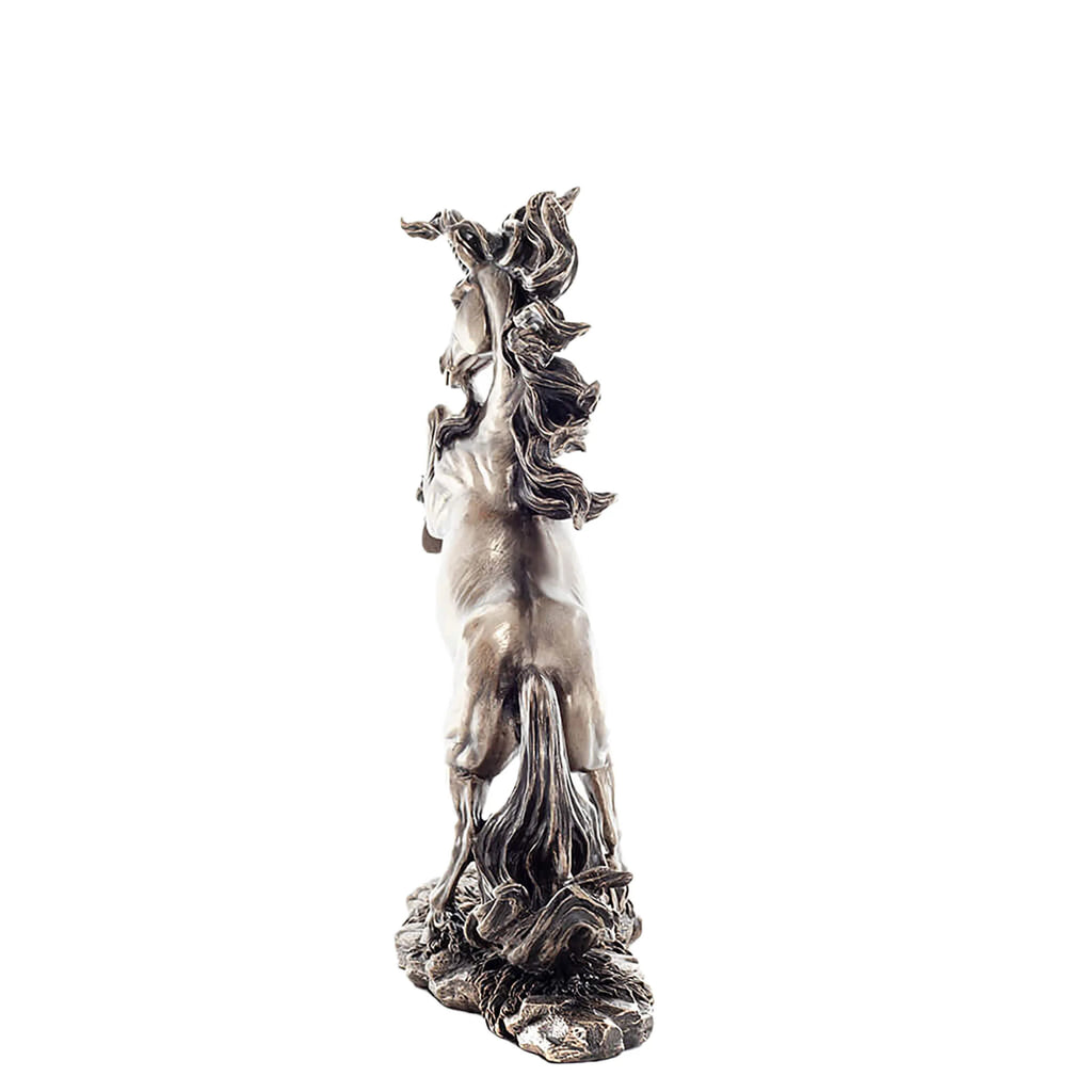 Unicorn — Bronze-Finish Statue, 30 cm – view 2