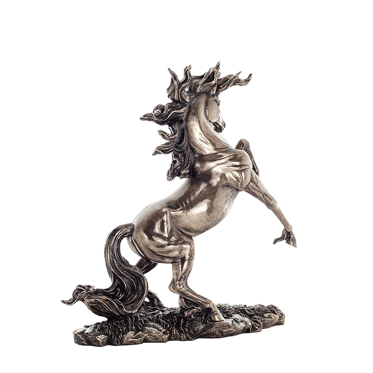 Unicorn — Bronze-Finish Statue, 30 cm – view 3