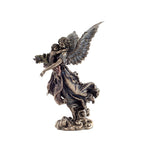 Guardian Angel with a Child – Bronze-Finish Statue – 27 cm – view 1