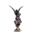 Guardian Angel with a Child – Bronze-Finish Statue – 27 cm – view 3