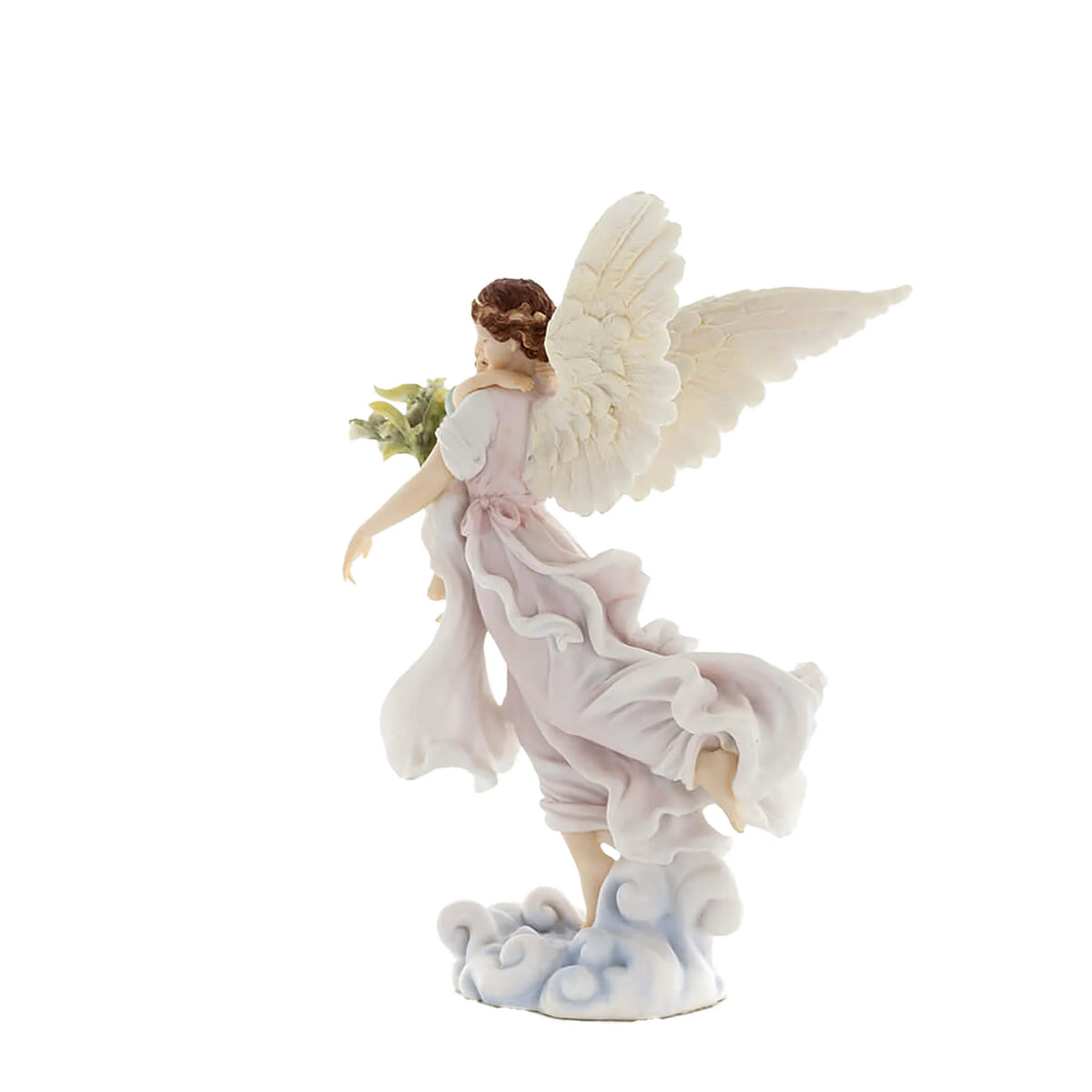 Guardian Angel with Child – Resin Statue – 27 cm – view 2