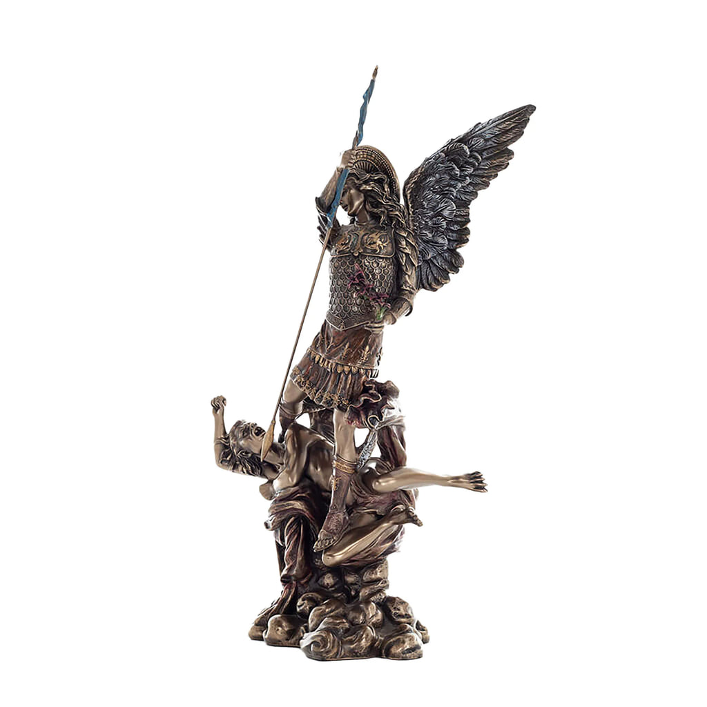 Archangel Michael — Vanquisher of Evil — Veronese Design Bronze Finish Statue, 33 cm – view 2