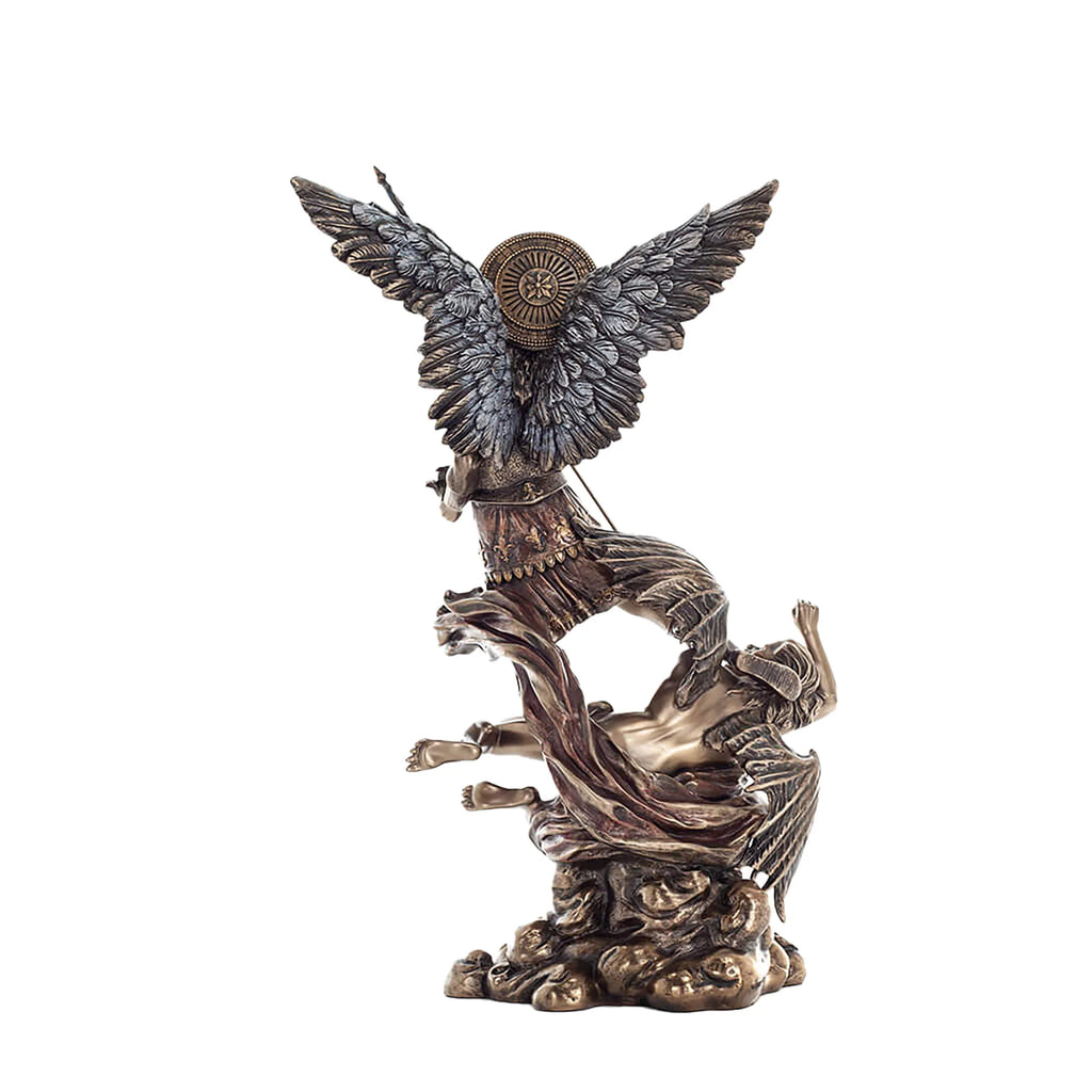 Archangel Michael — Vanquisher of Evil — Veronese Design Bronze Finish Statue, 33 cm – view 3