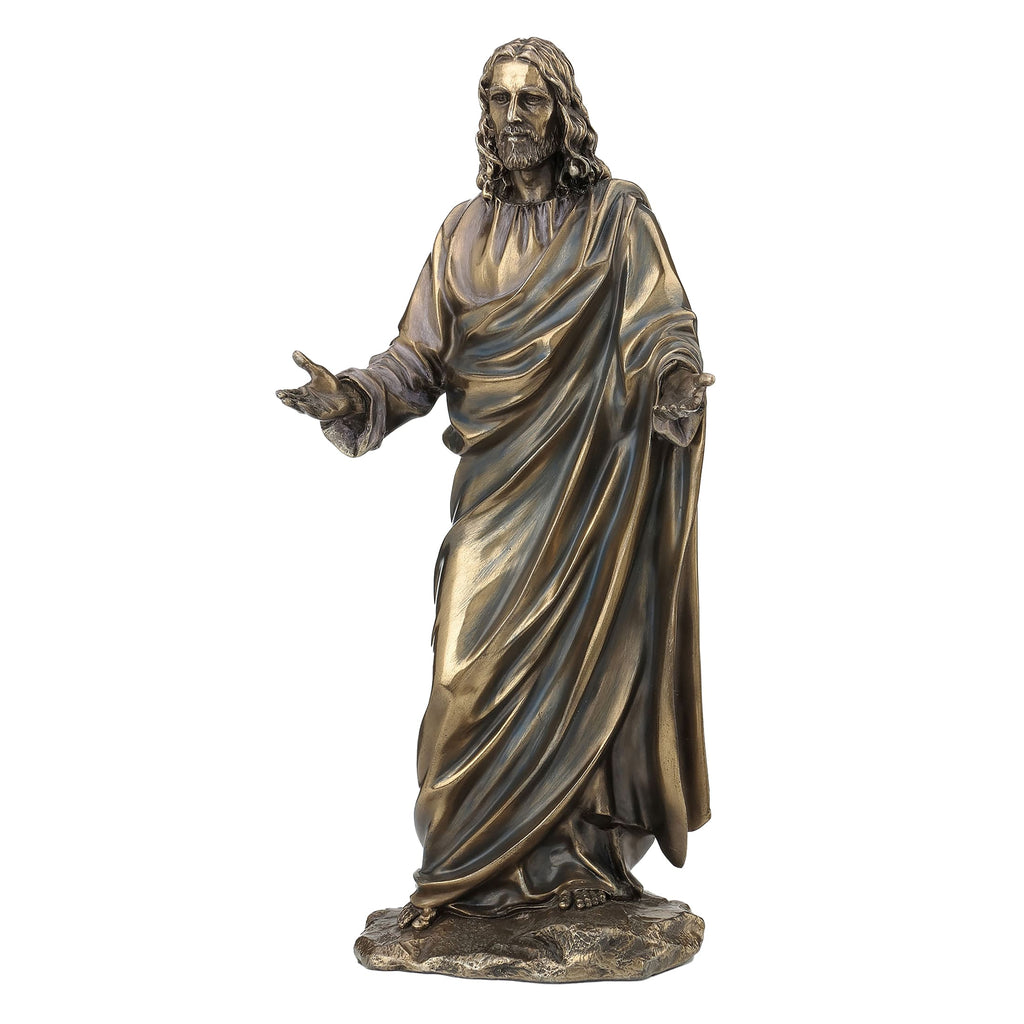 Jesus Christ — Veronese Design Bronze Finish Statue, 30 cm – view 2