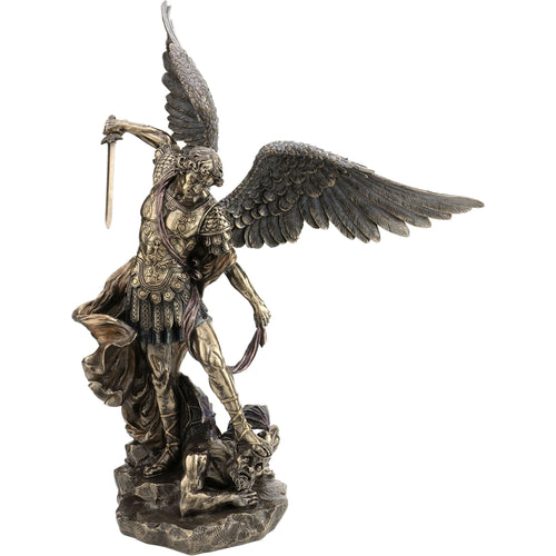 Archangel Michael — Defender of Heaven — Veronese Design Bronze Finish Statue, 73 cm – view 1