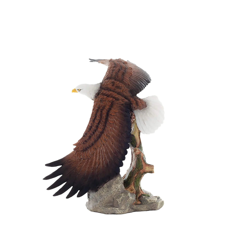Bald Eagle — Bronze-Finish Statue – 40 × 29 cm – view 3