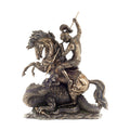 Saint George and the Dragon – Bronze-Finish Statue – 31.5 cm – view 1