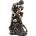 Lovers Embracing – Bronze-Finish Resin Statue – 28 cm – view 1