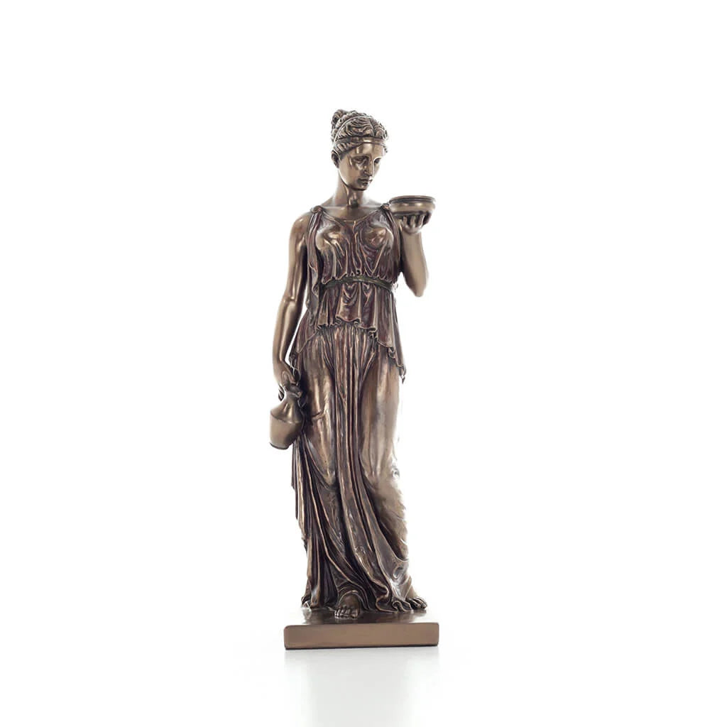 Hebe – Goddess of Youth – Bronze-Finish Statue – 31 cm – view 1